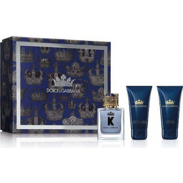 DOLCE & GABBANA K By Dolce & Gabbana SET: EDP 100ml + aftershave balm 50ml + shower gel 50ml